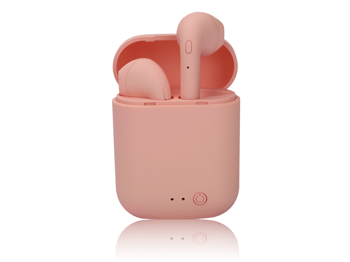 (rosa) Auriculares Deportivos Inalámbricos Bluetooth Estilo Macaron, Auriculares Intrauditivos Inalámbricos Mate 5.0