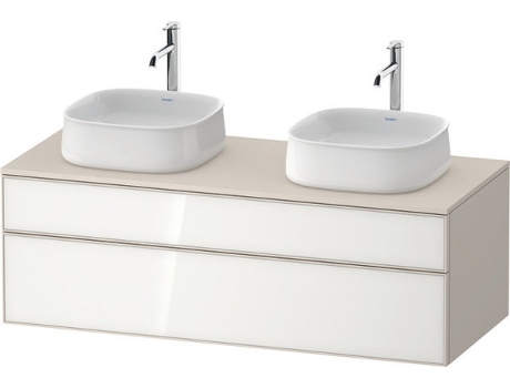 DURAVIT Zencha mueble bajo lavabo 1300x550mm 1 extraíble 1 cajón 2 huecos ZE4823B