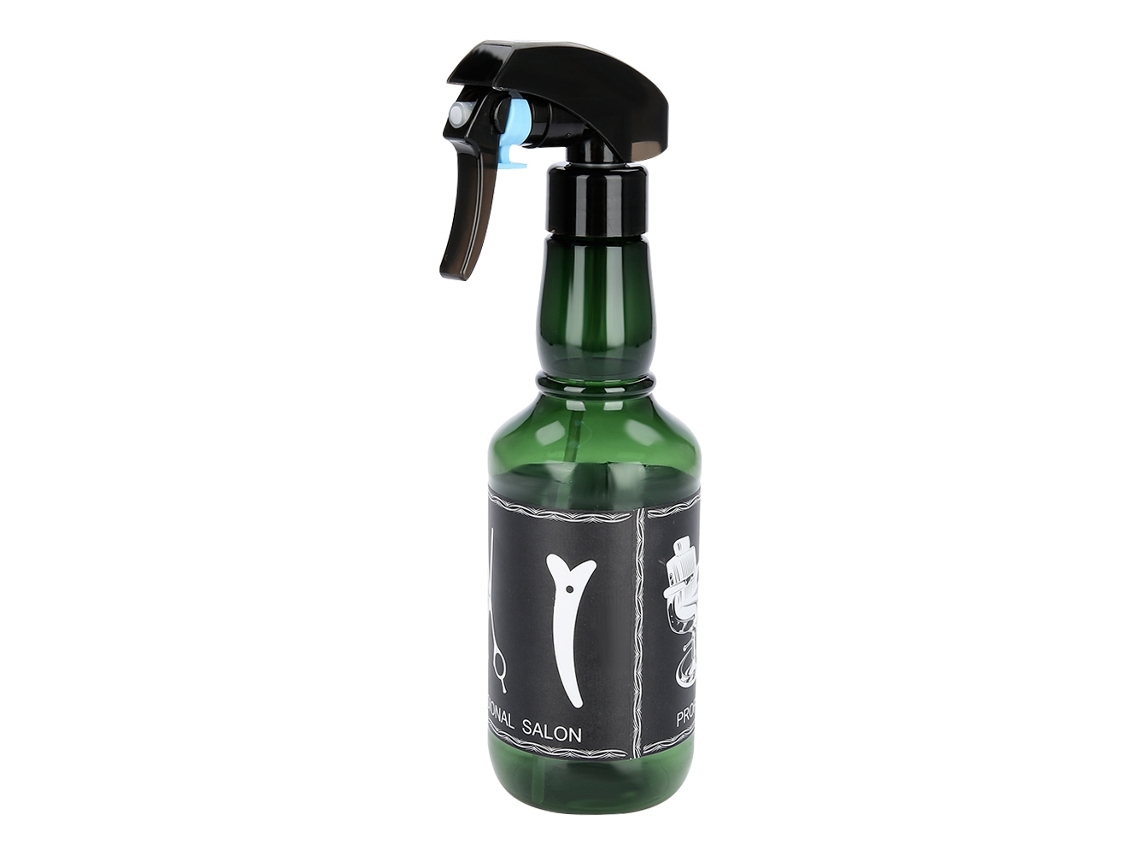 Botella De Spray Rellenable Para Peluquería Vintage Barber Herramienta Capilar Verde