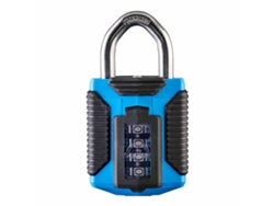 Candado de combinación Squire de 50 mm de acero inoxidable azul