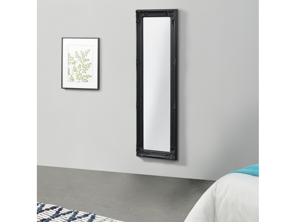 Espejo de Pared [EN.CASA] (Eucalipto - 132 x 42 x 3,5 cm - Negro)
