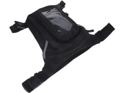 Bolsa Impermeable Para Pierna Para Ciclismo Y Motociclismo, Color Negro.
