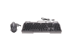 Combo Teclado E Mouse Gamer Fio Usb 104 Teclas Design Ergonômico Rgb Para Windows 7/8/10