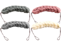 Juego de 4 prácticas bolas exfoliantes en color gris. CHABERLU