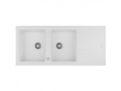Fregadero TEKA Stone 80 B-Tg 2C 1E White