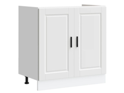 Mueble Bajo Fregadero VIDAXL Blanco Madera contrachapada (80x46x81.5 cm)