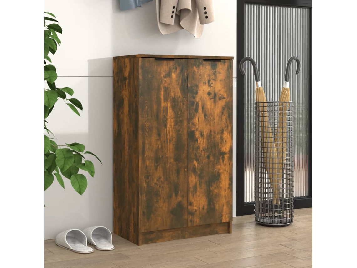 Zapatero Organizador 59X35X100 Cm Derivados de Madera Roble Ahumado