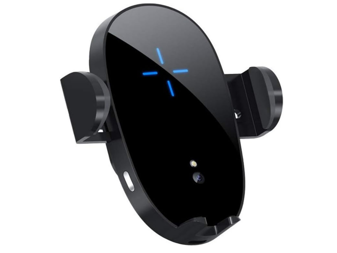 Cargador Inalambrico Auto Fast Sensor Yizhood Negro