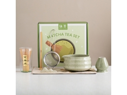 Set de matcha de 7 piezas con tazón de cerámica y batidor, accesorio tradicional para Tommy01