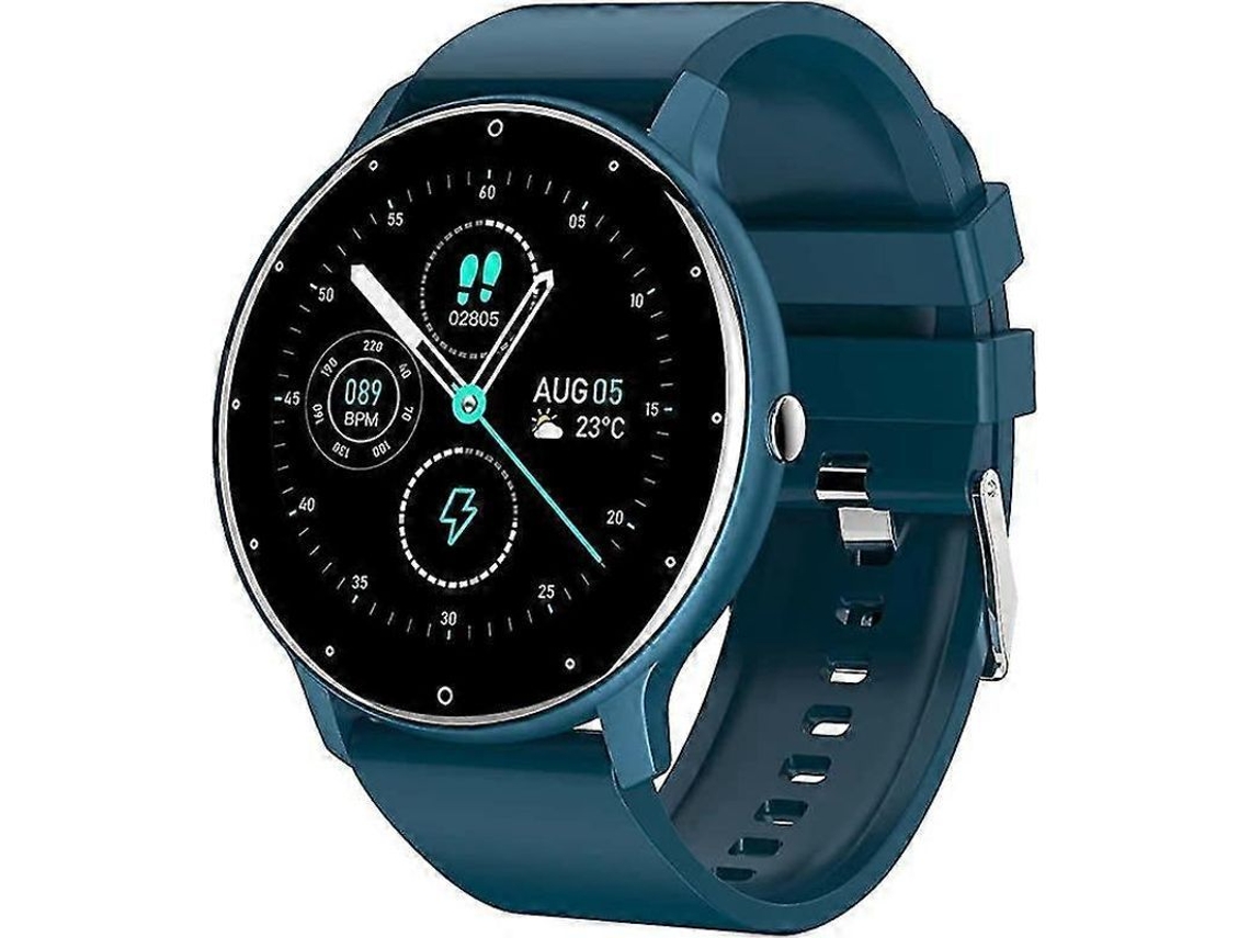 Reloj Inteligente Mujer Hombre 2023 Ip67 Impermeable Pantalla Táctil Bluetooth Fitness Tracker Jki10blue Azul