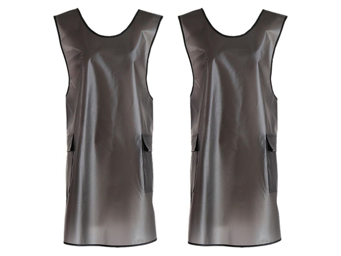 2026-delantal Transpirable Cruzado Impermeable Con Bolsillos Para Mujer Y Hombre Limpieza