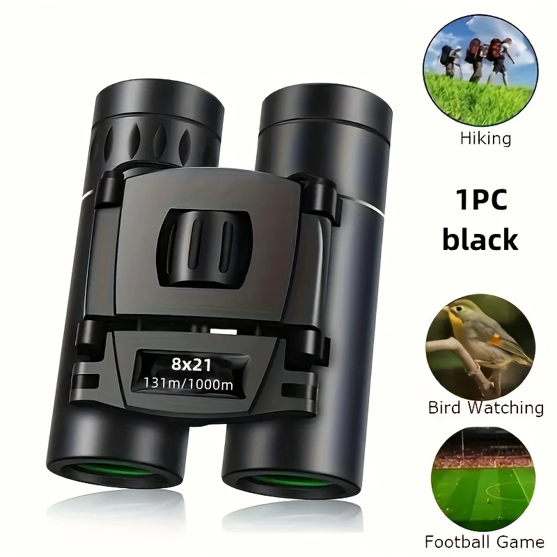 Binoculares Plegables Portátiles Con Zoom Hd Para Viajes Y Acampadas Al Aire Libre Siurn