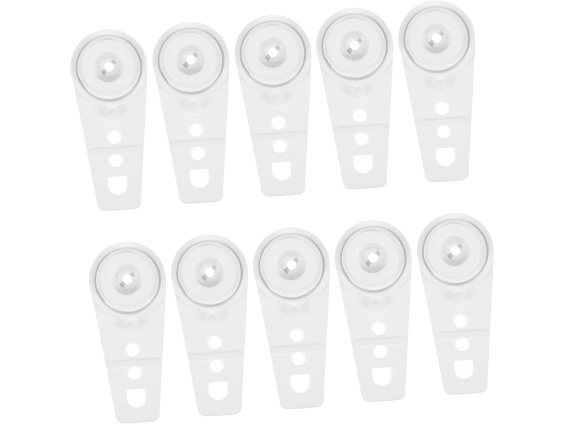 12piezas Accesorios Para Rieles De Cortina Soportes Delgados De Bolas Rodillos Para Rieles De Cortinas Deslizadores Para De Para Siste