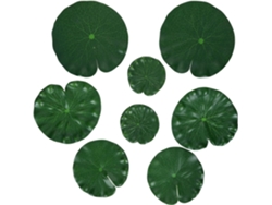 Plantas acuáticas flotantes de espuma de hojas de loto artificiales para decoración de estanques, acuarios y jardines. Truyuety