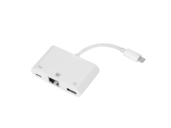 Adaptador De Red (dispositivo Apple A Ethernet, Conexión Tres En Uno)