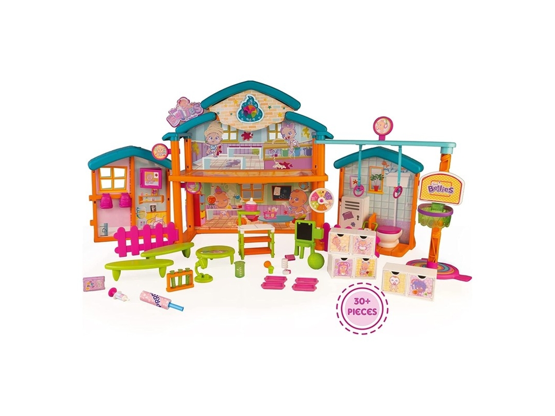 The Bellies From Bellyville Cool School Con Accesorios Y Muñecos Ofertas Diciembre24