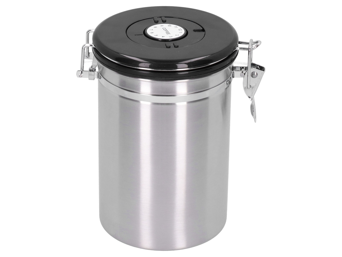 Tarro Hermético De Acero Inoxidable 304 1800ml Para Almacenar Dulces Té Cereales Café