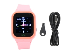 Reloj GPS inteligente para niños, 1,44 pulgadas, rosa, 4 g