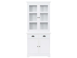 Maison Exclusive - Aparador Galés Con 4 Puertas Mdf Y Madera De Pino 80x40x180 Cm