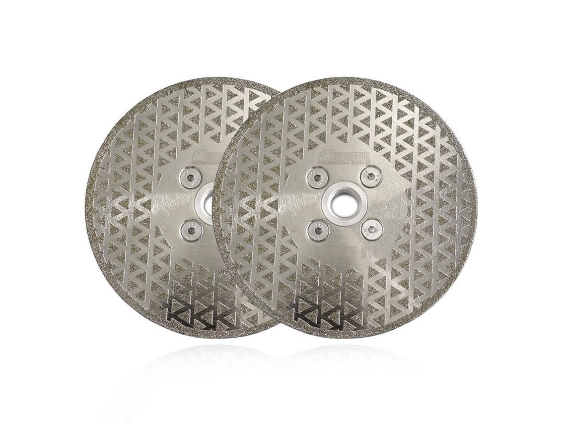 2026-disco De Corte Y Esmerilado Diamante Electrodepositado Para Mármol Granito 2pk 5" 125mm M14