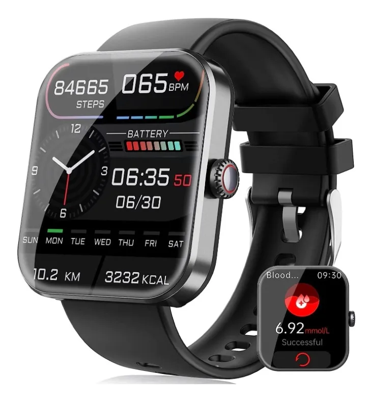 Reloj inteligente que mide el nivel de azúcar en sangre y la presión arterial (vayotoy)