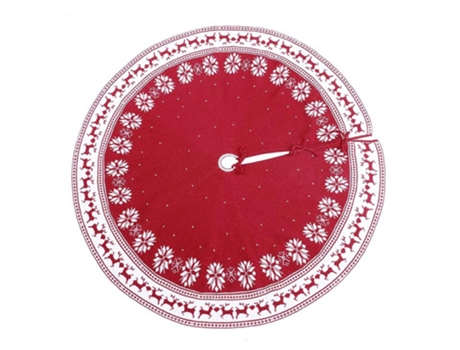 Falda de Árbol de Navidad ZMDECQNA Punto Rojo
