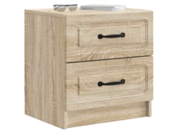 Maison Exclusive - Armario De Noche 2 Pcs Roble Sonoma 43 X 34,5 X 44,5 Cm