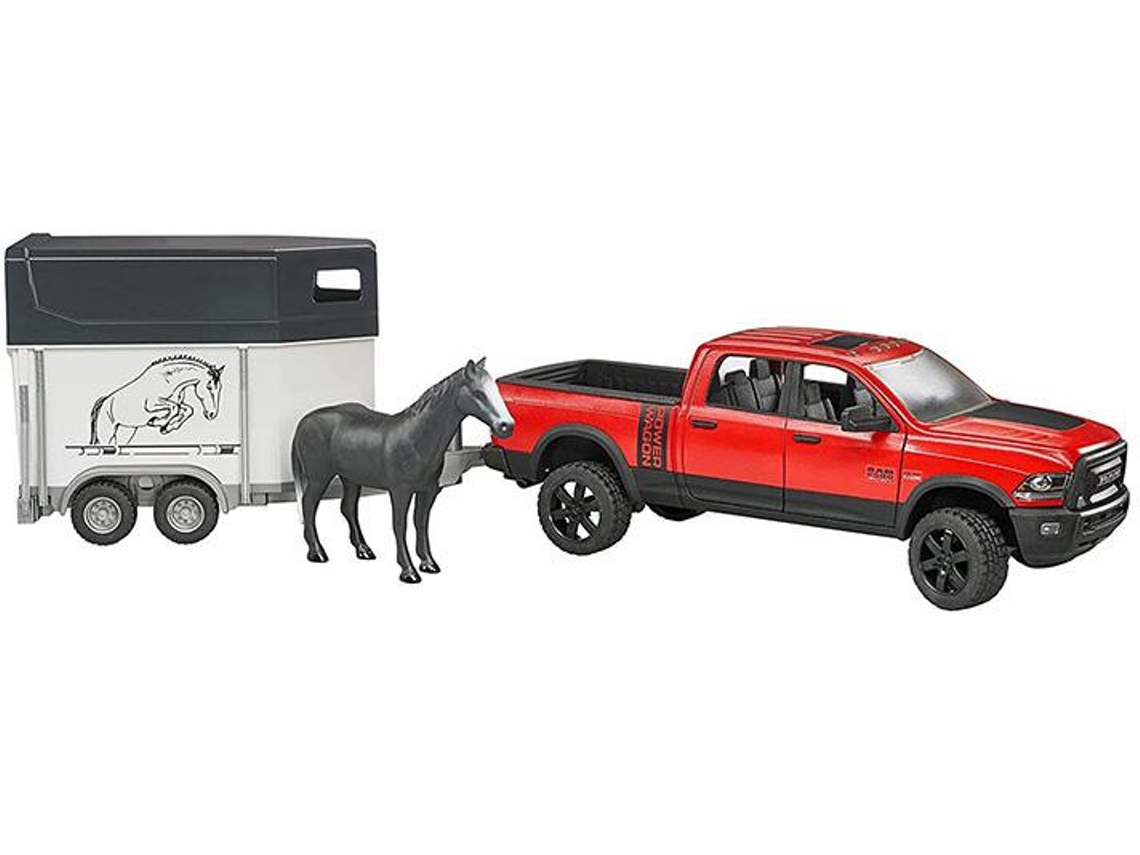 CARRINHA RAM COM ATRELADO E CAVALO