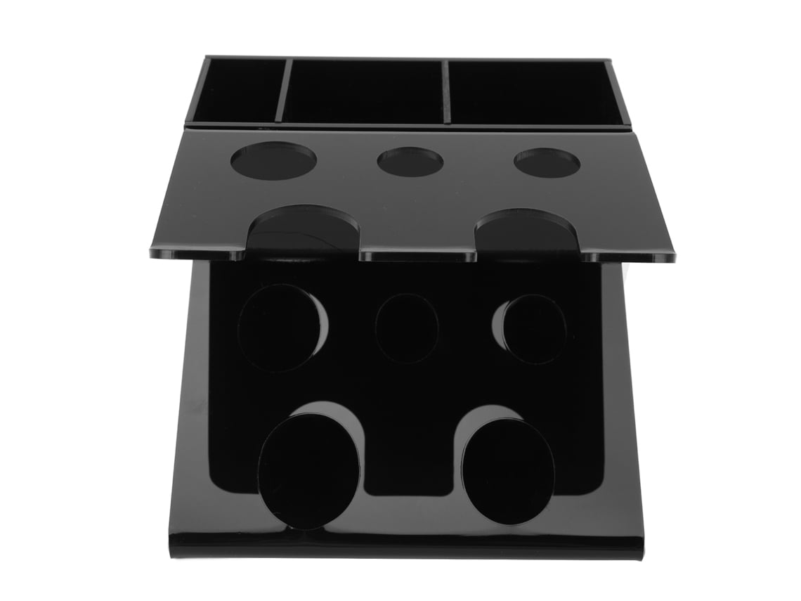 Organizador De Afeitado De Acrílico Para Baño, Soporte Y Porta Accesorios Diarios, Negro
