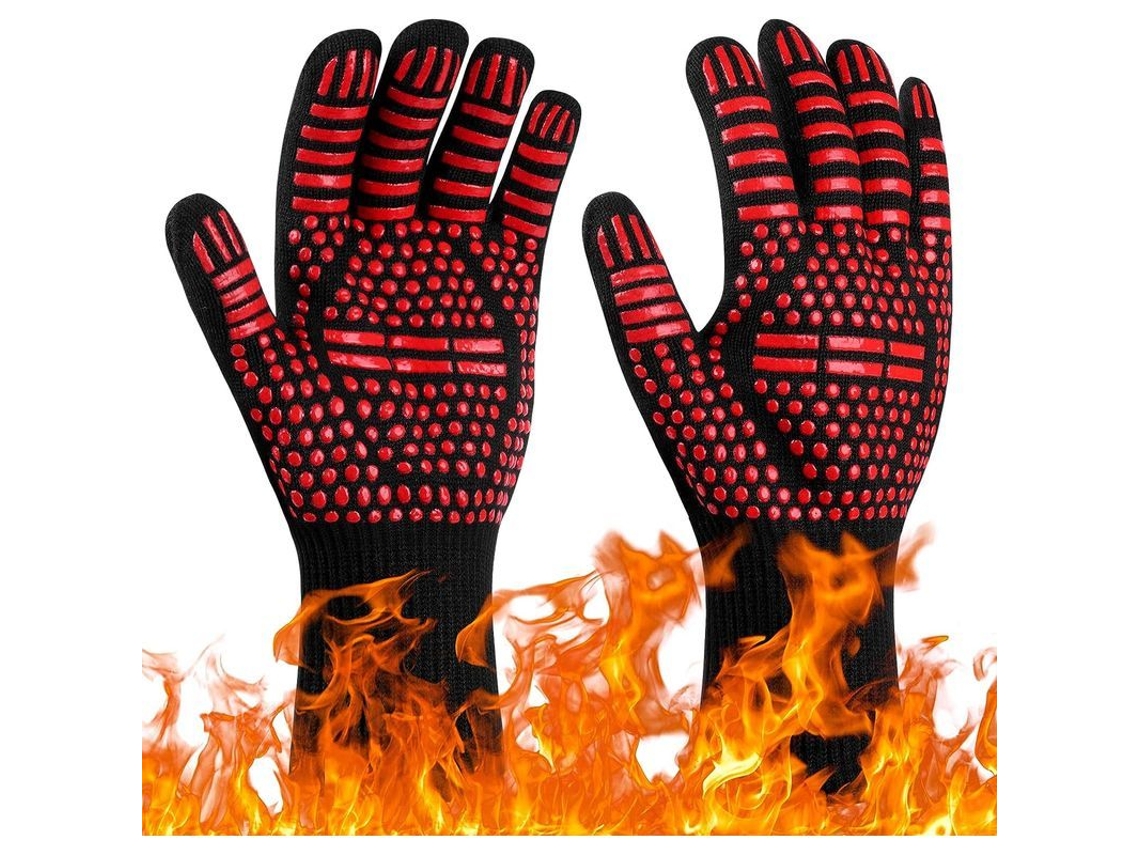 Guantes Para Barbacoa Resistentes A Altas Temperaturas (hasta 800 °c), Antideslizantes Para Cocina, Parrilla Y Horno.