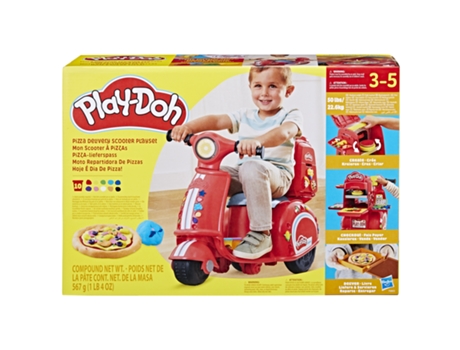 PLAY-DOH, Moto Repartidora de Pizzas - Juguete creativo - PLAY-DOH - 3 Años
