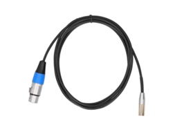 Cable De Audio De 3 Pines Mini Xlr Macho A Xlr Hembra, 2 M, Con Doble Blindaje Para Cámaras Sony/canon Bmpcc 4k 6k.