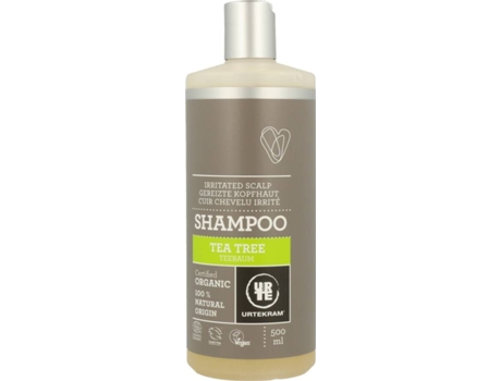 Champú URTEKRAM Árbol de Té Cuero Cabelludo Irritado (500 ml)
