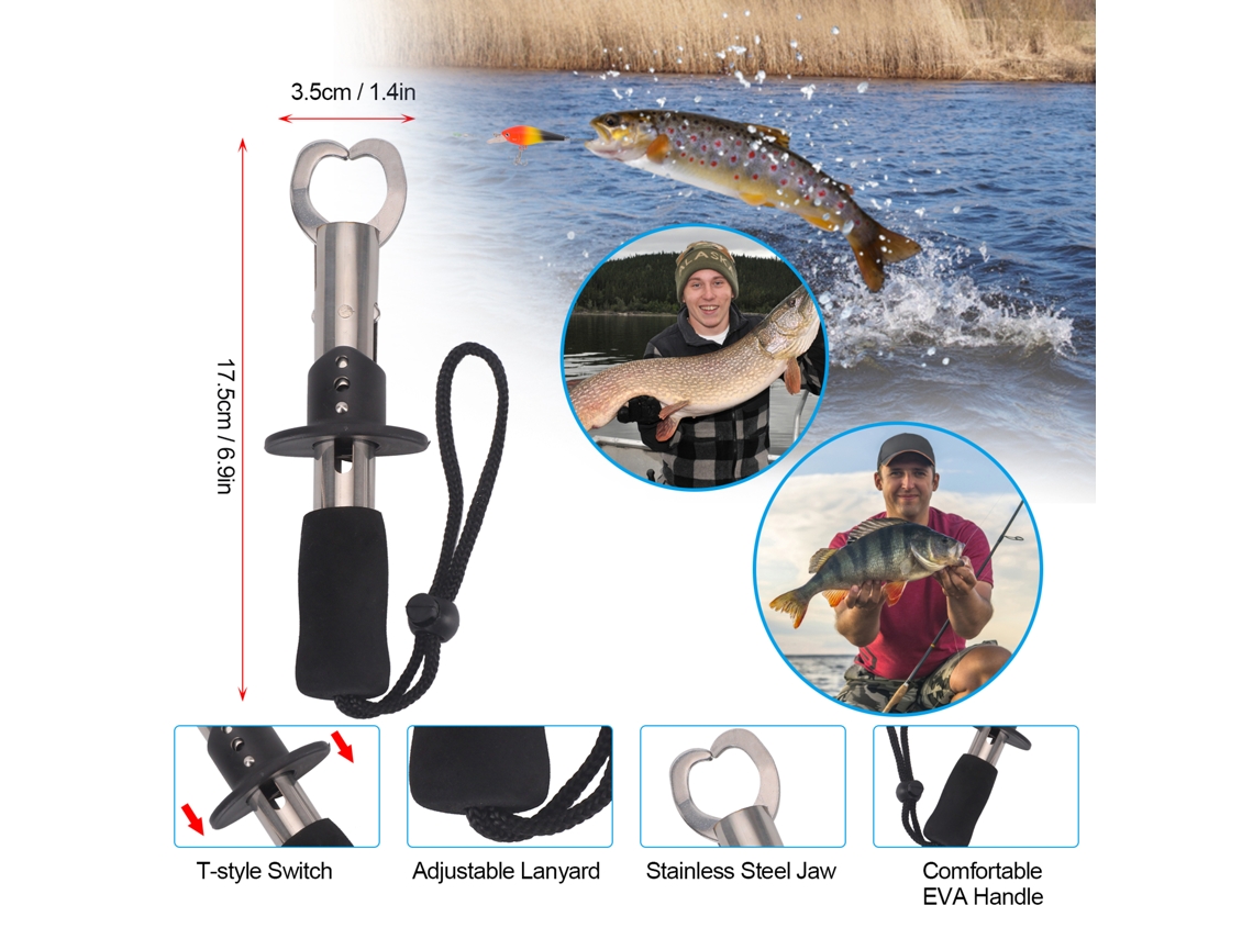 Kit De Herramientas De Pesca Con Pinza, Agarrador De Boca, Balanza Digital, Desenganchador Y Señuelos
