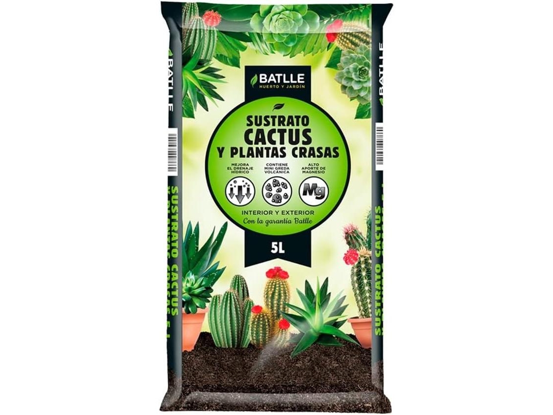 Sustrato para cactus Batlle 5 L