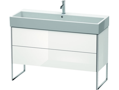 DURAVIT XSquare Vanity unit vertical 118.4x 46.0 cm, 2 cajones, para lavabo Vero Air 235012