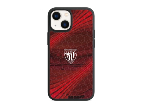 Funda Móvil Oficial Athletic Club para iPhone 14 PHONECASES3D Piel Sintética Negro