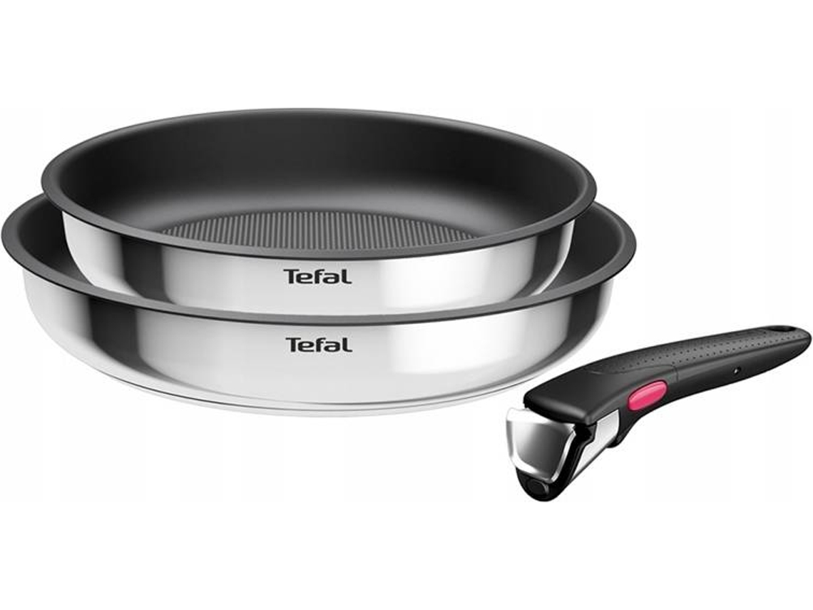 Set de 3 Piezas TEFAL Ingenio Cook Eat (22/26 cm + Mango)