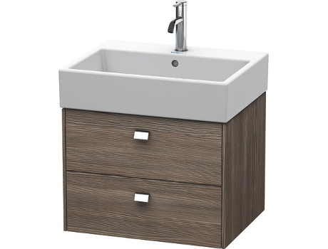 Mueble bajo encimera DURAVIT Brioso 58,4 x 45,9 cm 2 cajones con sifón y delantal para lavabo Vero Air 235060