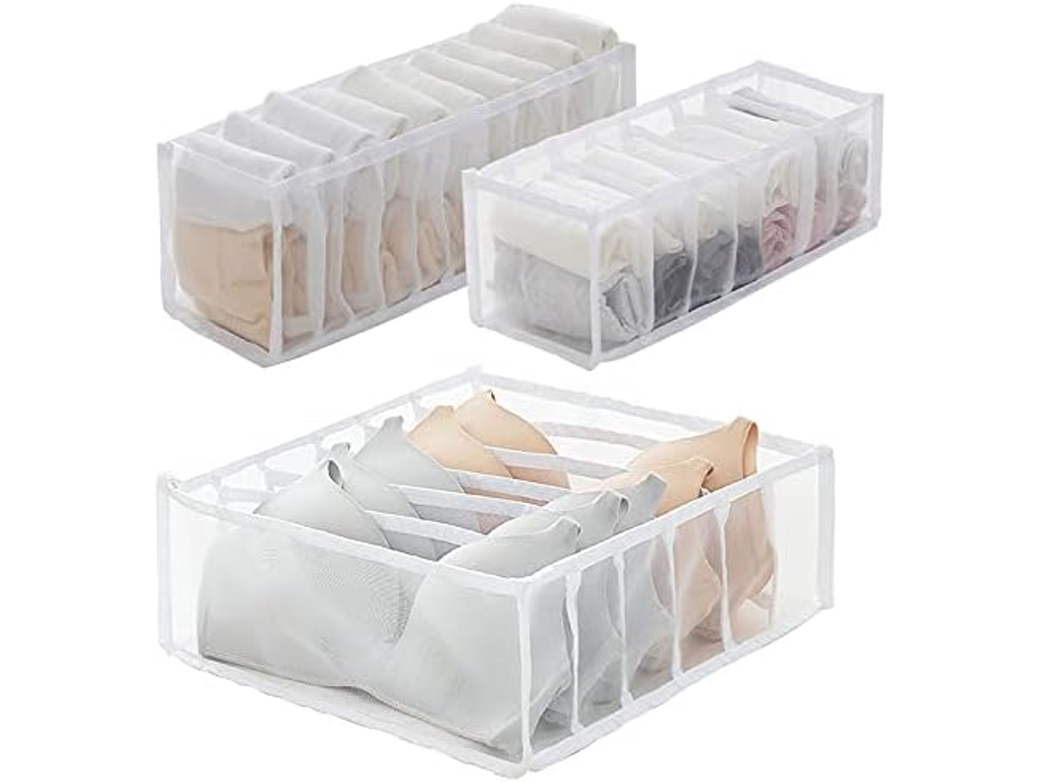 Organizador de cajón para ropa interior (37,7x21,6x8,2cm) Kofihety