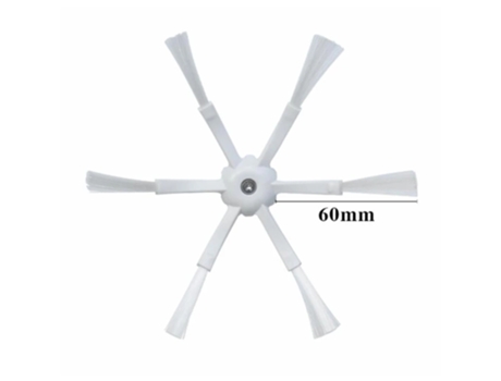 Adecuado para Roborock S50 S51 S52 S55 T60 T61 T65 T4 T6 T7 P5 S5 S6 S5Max Robot aspirador accesorios de Cepillo Lateral de 6 ángulos