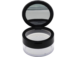 1 Unidad De Caja Portátil Vacía Para Polvos Sueltos De 20 G/0,7 Oz Con Brocha De Maquillaje.