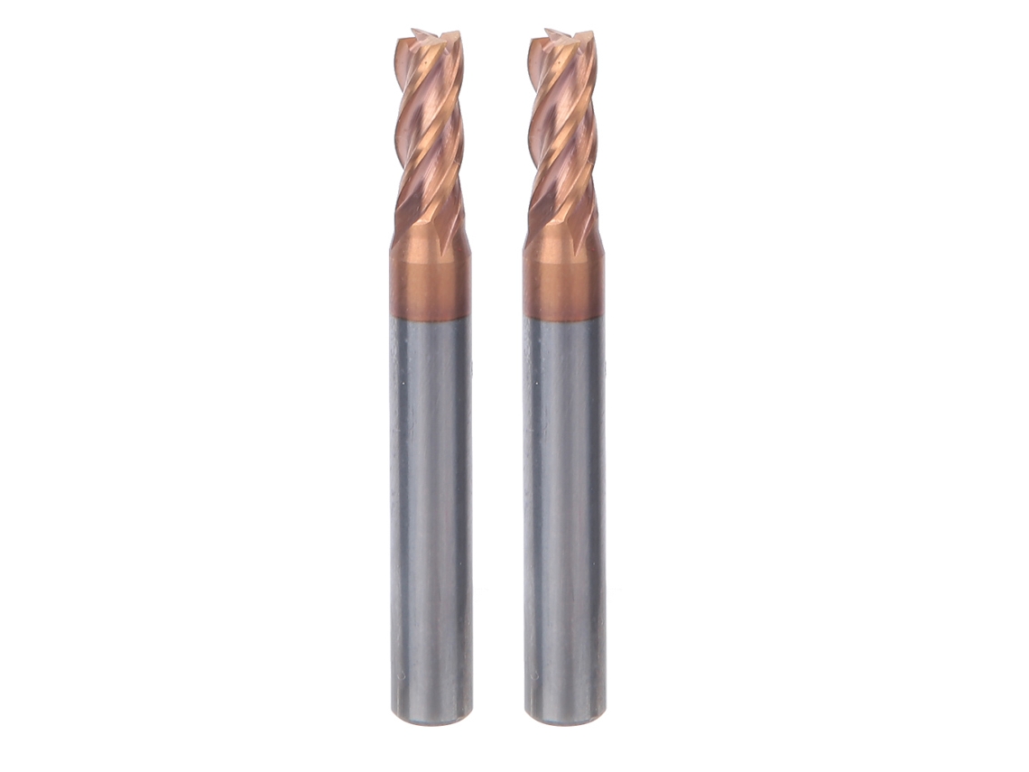 Fresa Espiral De Acero De Carburo De Tungsteno Con 4 Filos, Recubrimiento Nanotecnológico, Cnc De 5 Mm