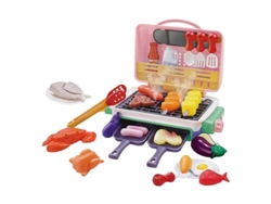 Barbacoa De Juguete Para Niños Con Efectos De Luz, Sonido, Rociador Y Cambio De Color En La Comida (la2356)