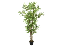 Árbol de bambú artificial de 828 hojas, 150 cm, verde, DKD HOME DECOR