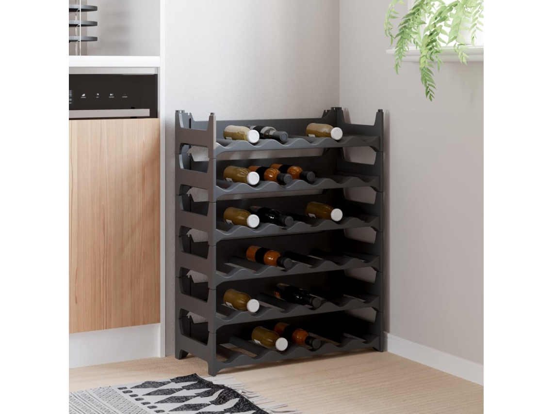 Bodega apilable para 36 botellas de vino PP DKD HOME DECOR