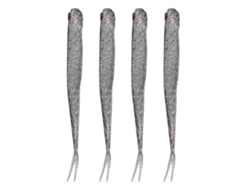 Isca De Simulação Peixe Ar58 123mm6.5g Isca Mole Bicolor Cauda Única Conjunto 4 Peças