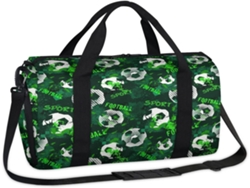 Bolsa deportiva con estampado abstracto de fútbol, tejido de poliéster, 45x21x5x23cm, Pa Design Du