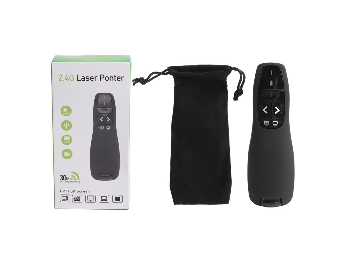 Control Remoto Inalámbrico Usb De 2,4 Ghz Para Presentaciones Ppt, Ideal Para Reuniones, Clases Y Conferencias.
