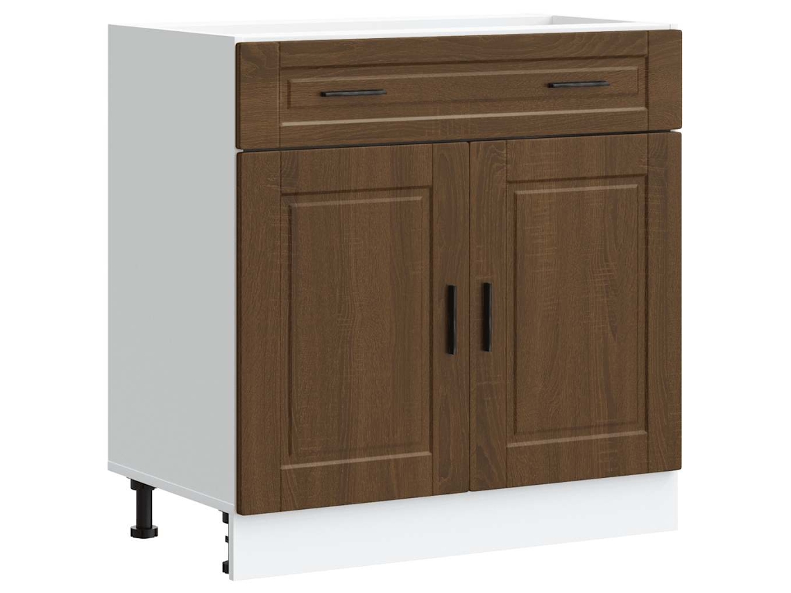 Maison Exclusive - Mueble Bajo De Cocina porto Roble Marrón Madera Reconstituida